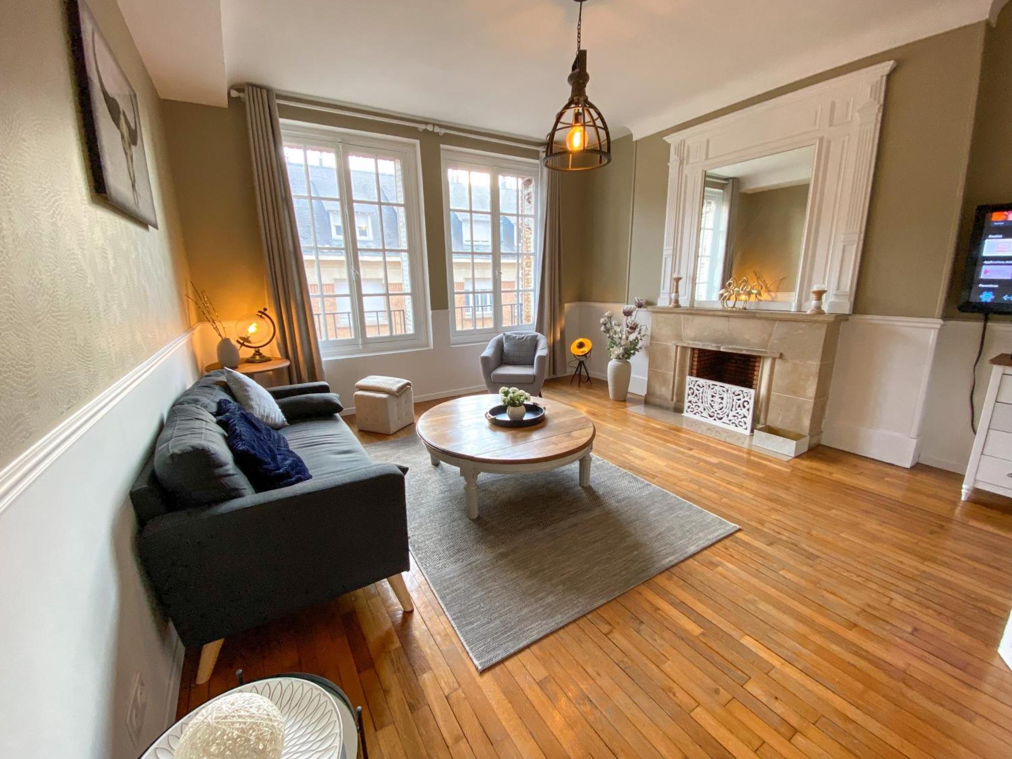 Appartement Chic, 3 Chambres, Hyper Centre-Ville, Parking Payant Amiens Kültér fotó